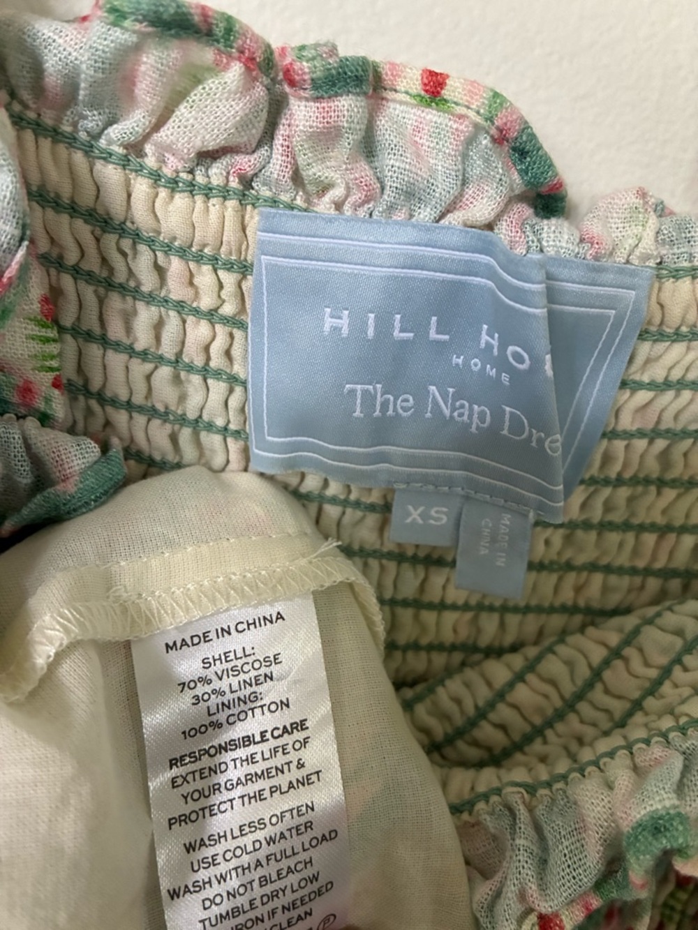 Hill House Home The Scarlett Nap Dress - Raspberry Ikat - Picture 10 of 13